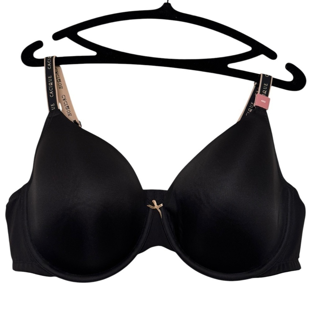 Cacique Lightly Lined Cotton TShirt Bra 46 D